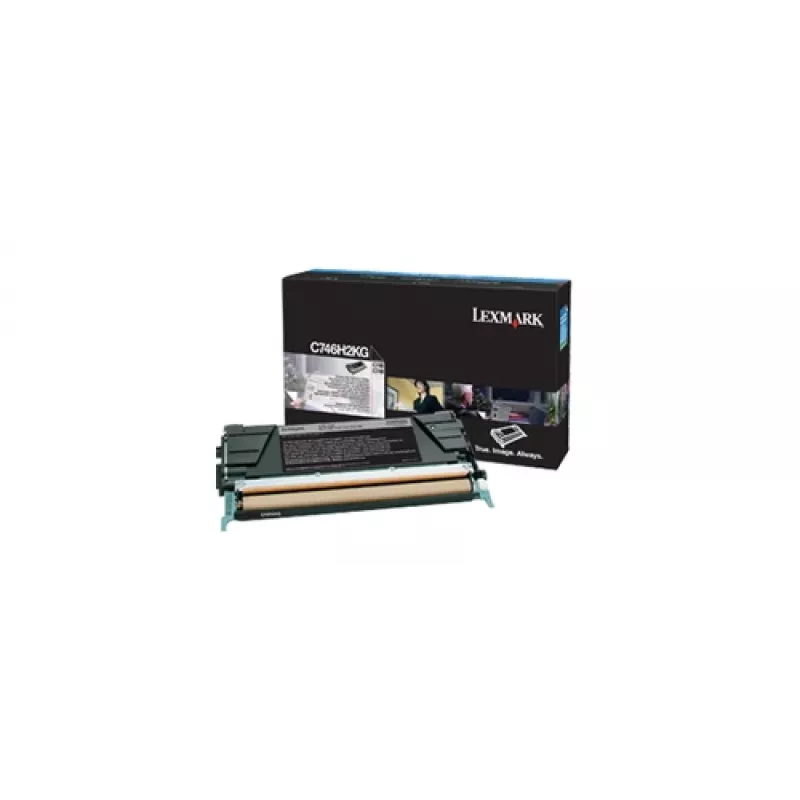 Lexmark High Yield Black Original Toner Cartridge (C746H2KG)