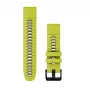Garmin QuickFit 22 mm silikoonist kellarihm, laim/grafiit (010-13280-03)