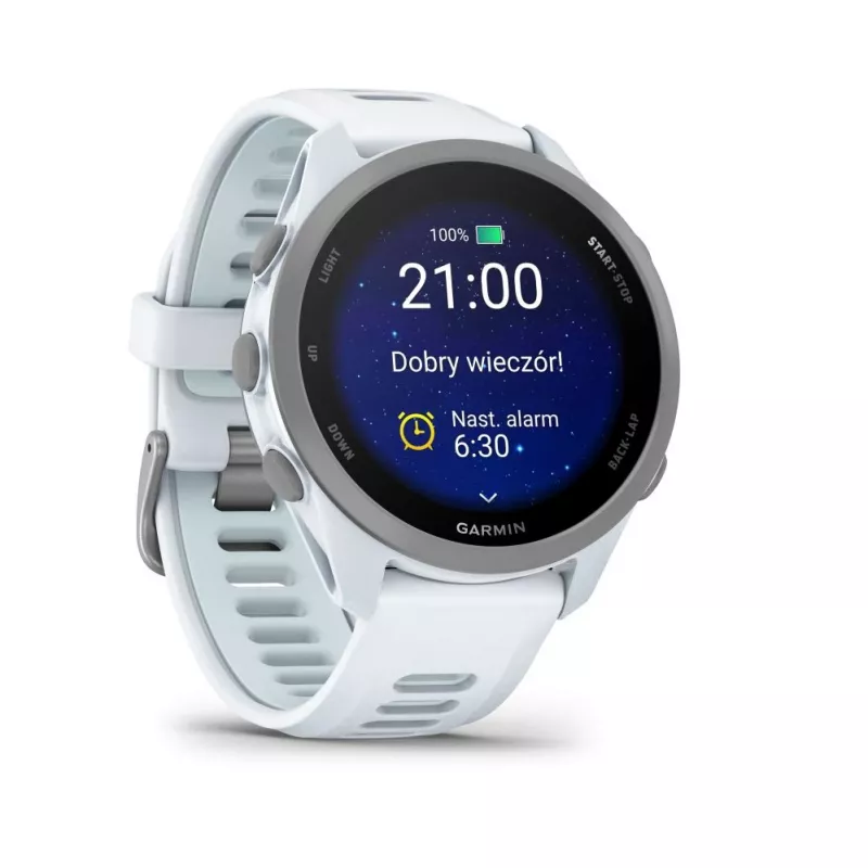 Garmin Forerunner 170 Whitestone koos Whitestone/Cloud Blue rihmaga