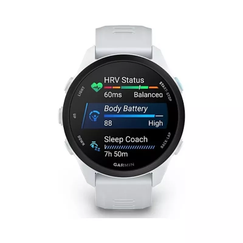 Garmin Forerunner 170 Whitestone koos Whitestone/Cloud Blue rihmaga