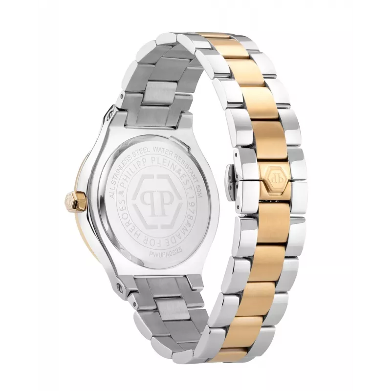 Philipp Plein The $kull King meeste kvartskell PWUFA0525 44mm must silikoonrihm