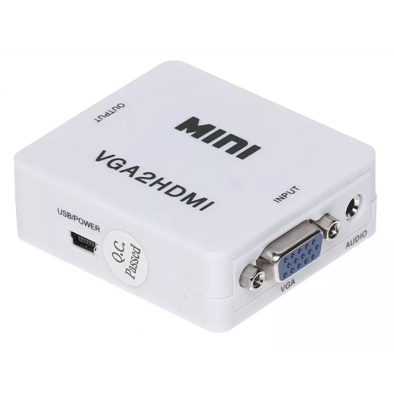 DELTA VGA+AU/HDMI-ECO VGA-HDMI muundur heliga