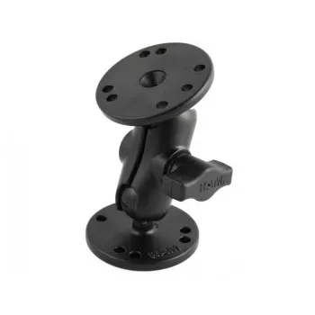 RAM MOUNTS B-Size Lühike Kinnitusvars + 2x B-Size 1.0 Kuul Ümmargune 2.5 Alus