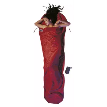 Cocoon MummyLiner Silk/Cotton Sleeping Bag Liner - Monks Red