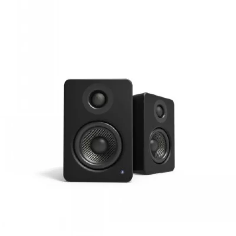 Kanto Audio YU2MB-CG 3-Draiveriga Aktiivkõlarid USB DAC ja 3.5mm AUX-iga - Matt Must (sisaldab C ja G tüüpi toitejuhtmeid)