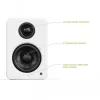 KANTO AUDIO YU2MW-CG Toitega Riulikõlarid USB DAC ja 3.5mm AUX-iga - Mattvalge (sisaldab C ja G tüüpi toitejuhtmeid)