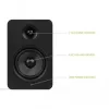 KANTO AUDIO YUP6 Passiivsed Riidliitrid Paar - 1 inch Siidkuppeltwitter & 5.25 inch Kevlar Bassikõlar - Must