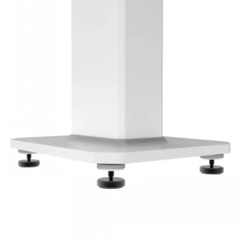 KANTO AUDIO 26 Tall Fillable Speaker Stands with Isolation Feet - White (Pair)