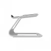KANTO AUDIO Elevated Desktop Speaker Stands for Small Speakers - White (Pair)