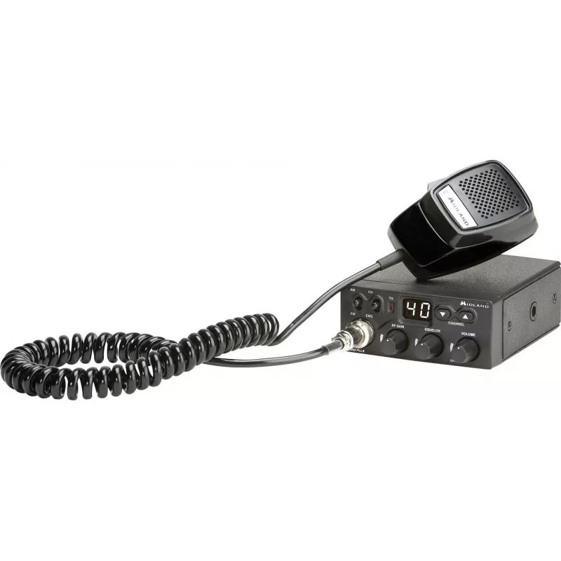 Midland C1169.01 Kaasaskantav CB-raadio 40 kanalit AM/FM