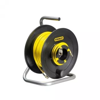 STANLEY Pneumaatiline voolikurull 20m 8x12mm automaatse tagasikerimisega seinakinnitus
