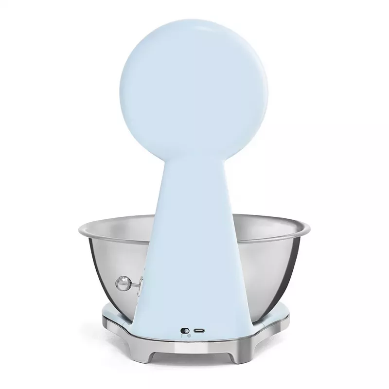 Smeg KSF01PBWW Analoog- ja digitaalköögikaal Pastelsinine