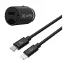 CELLY CCMINILIGHT – Autolaadija USB-C + USB-C–Lightning kaabel 20W [PRO POWER]