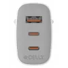 CELLY UP TC 1 USB 2 USB-C 65W WH GaN seinadapter valge