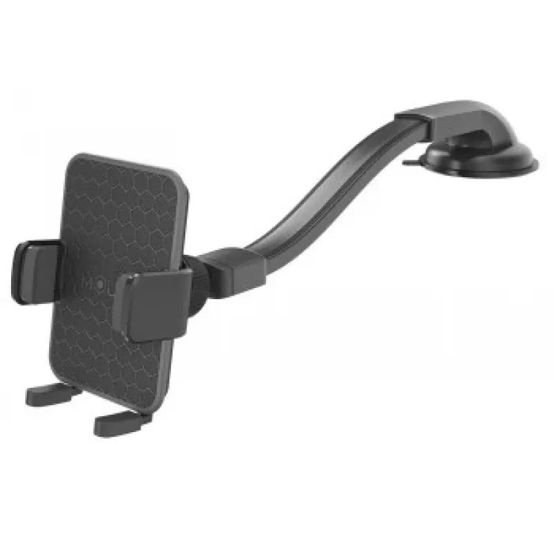 CELLY Mountflex Plus Autoaluse tuuleklaasi/paneeli hoidik, pikk varras - must