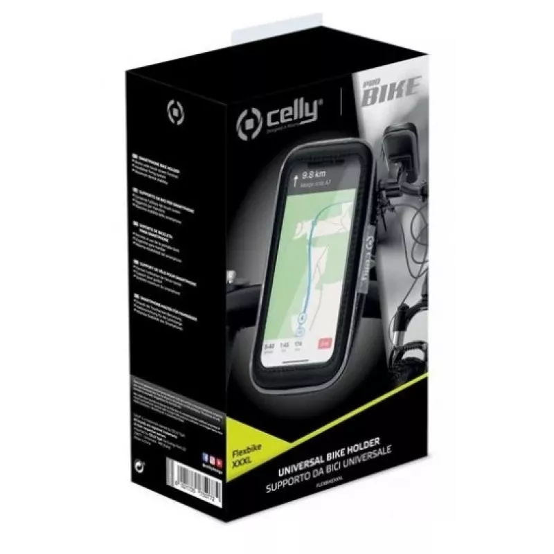 CELLY Universal Bike Holder XXXL - roolikinnitus nutitelefonidele kuni 6,5 inch