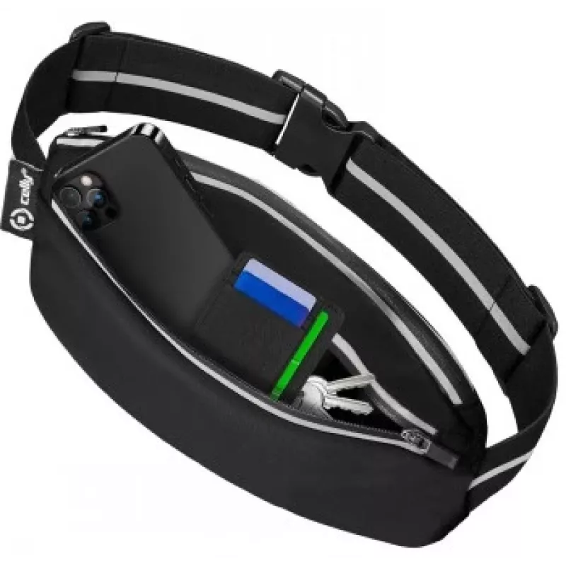CELLY Universal Waterproof Run Belt Up to 6.9, Black