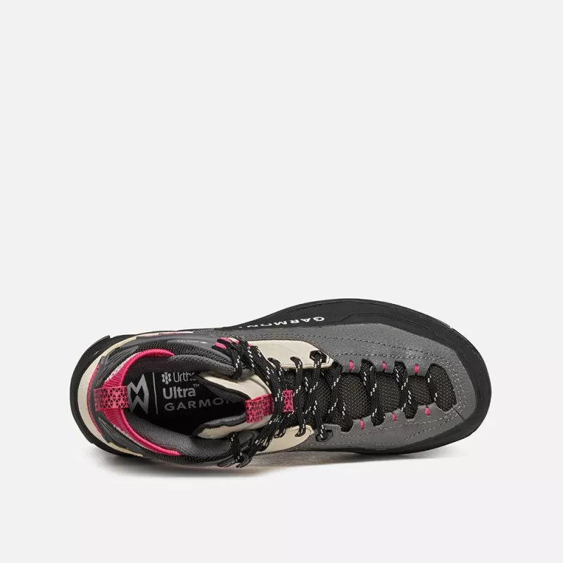 Garmont Akron Mid GTX naiste matkasaapad - hall/vaarikaroosa (EU 38)