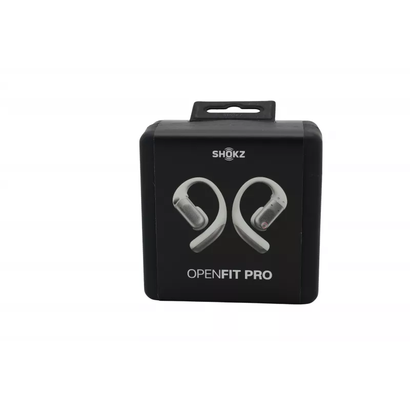Shokz OpenFit Pro White - Avatud kõrvaklappidega tõelised juhtmevabad kõrvaklapid DirectPitch tehnoloogiaga, Bluetooth 5.3, IP54, 28h aku
