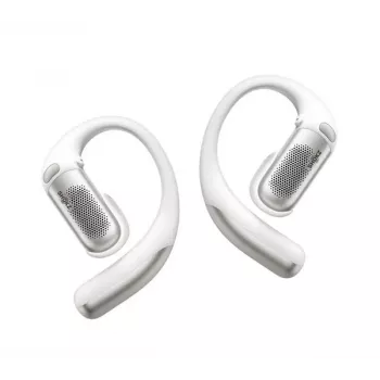 Shokz OpenFit Pro White - Avatud kõrvaklappidega tõelised juhtmevabad kõrvaklapid DirectPitch tehnoloogiaga, Bluetooth 5.3, IP54, 28h aku