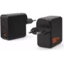 UAG SRGE Laadija 100W GaN seinadapter 2x USB-C ja 1x USB-A, EU/UK/US pistikutega (must)
