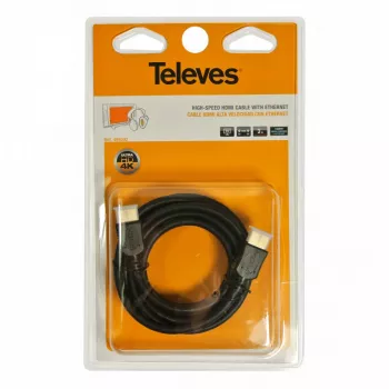 TELEVES HDMI 2.0 kaabel 3m 4K UHD 18Gbps kullatud must