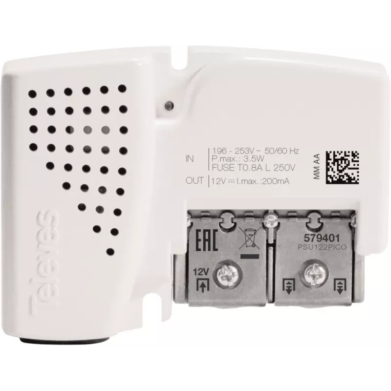 Televes Picokom 2S toiteplokk 12V 200mA 579401