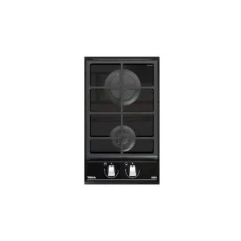 TEKA GAS HOB GZC 32300 XBC BK (E4) - 2-põletiga sisseehitatav gaasipliit malmrestidega, must