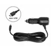 NAVITEL Mini-USB auto laadija sigaretisüütaja pistikule, 12V/24V, 2A, 10W, 1,2 m kaabel, must