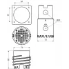 KOPOS MDFZ 80/VDZ_KB Electrical Junction Box IP65 Grey 80mm