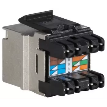 SOLARIX Cat.6 STP FTP RJ45 Keystone Module Toolless Silver