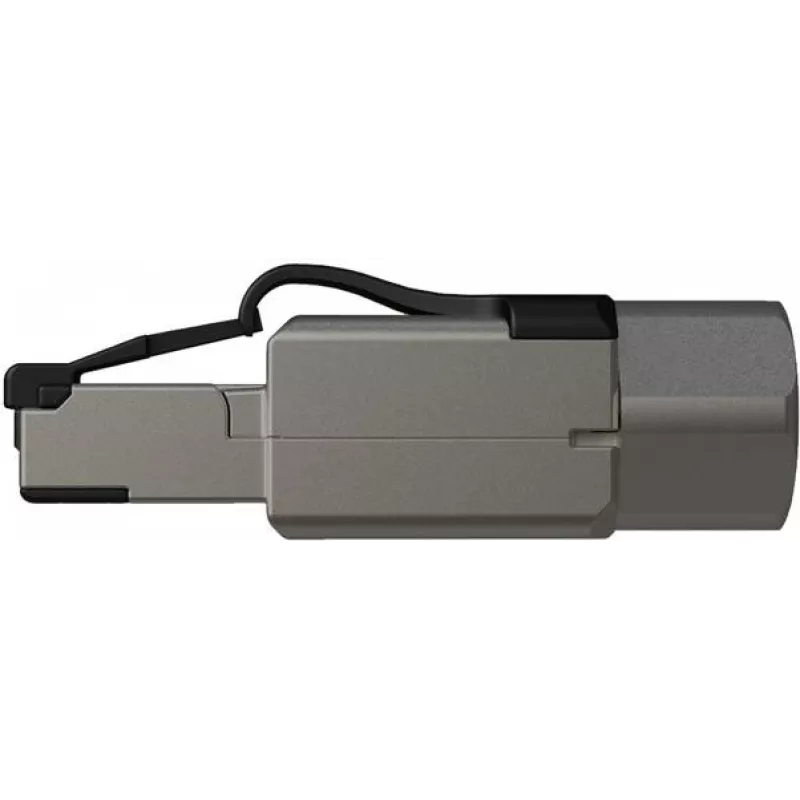 SOLARIX Industrial RJ45 Cat.6A STP Toolless Connector, 1 Piece, Black/Silver