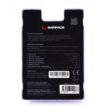 Rampage Termopad XTP-002 Soojuspadja 31×50×0.2mm PTM