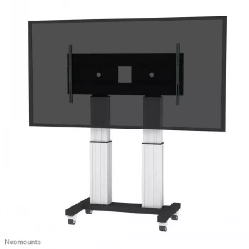 NEOMOUNTS NEWSTAR Motoriseeritud mobiilne põrandaalus 70-120 inch ekraanidele, VESA 300x200 kuni 1200x600, hõbedane
