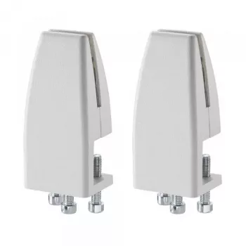 Neomounts lauaklamber NS-GLSPROTECT seeriale - 8-25 mm laua paksus - 2 tk komplekt, valge
