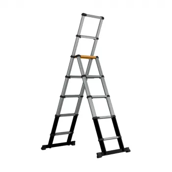 Batavia 7065240 Teleskoopredel 205cm, 150kg koormus, anodeeritud alumiinium, hõbe/must