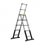 Batavia 7065240 Teleskoopredel 205cm, 150kg koormus, anodeeritud alumiinium, hõbe/must