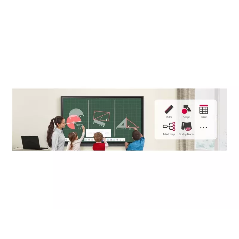 LG 86TR3DK-B 86 inch UHD 390NITS 16/7 Touch Android 13 (EDLA) Interaktiivne Ekraan