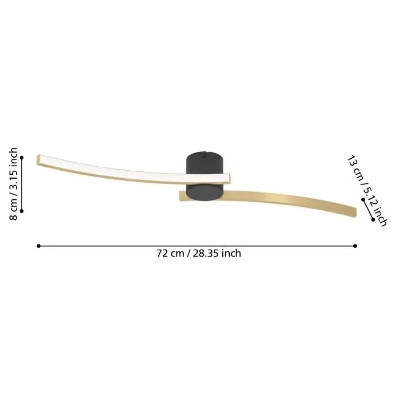 EGLO AIETA LED Laevalgusti 12W 1200lm 3000K Valge