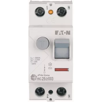 EATON PFL6 RCCB 25A 2P 30mA AC 6kA kaitselüliti