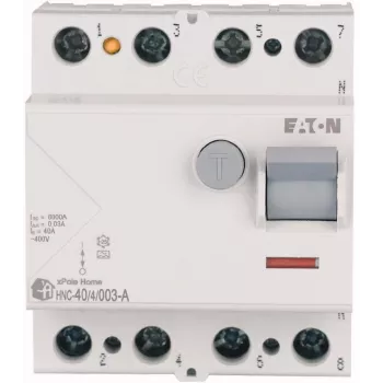 EATON HNC-40/4/003-A 40A 4P 30mA Type A RCCB diferentsiaalkaitselüliti 6kA