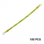 HISMART maanduskaablid pistikutega päikesemoodulitele, vask, 4 mm², 20 cm, 100 tk
