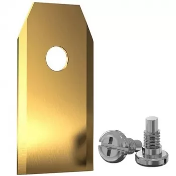 EXTRA DIGITAL Robotic Lawnmower Blades, 35x18x0.75 mm, Titanium Coated, 30 pcs
