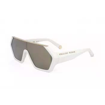 Philipp Plein Naiste Päikeseprillid SPP047-3GFG Ülisuured Geomeetrilised Atsetaat UV400