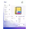Apple iPad 10.9 11. põlvkond (2025) 128GB WiFi - Kollane