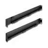 DELOCK 19-tolline tugisiinikomplekt reguleeritav 368-600 mm võrgukappi 1U must 2 tk