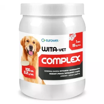 EUROWET Wita-Vet Complex 3.2g koera toidulisand - 100 tabletti