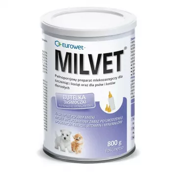 EUROWET Milvet piimaasendaja koertele ja kassidele - 800g