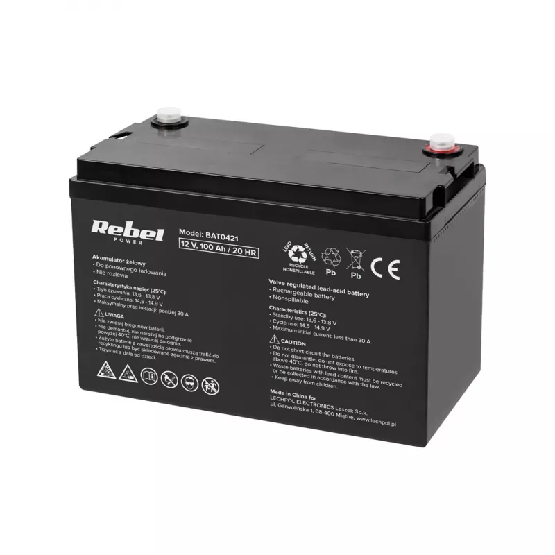 REBEL VIPOW Geelaku 12V 100Ah