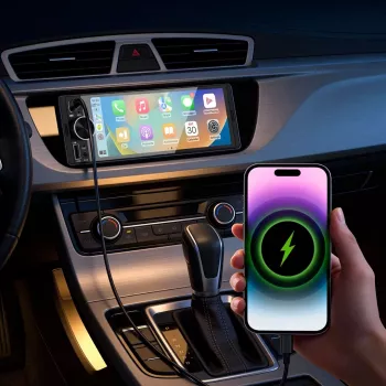 KRUGER & MATZ KM2016 1DIN Auto raadio Apple CarPlay ja Android Auto, 7-tolline LCD puuteekraan, Bluetooth 5.0, FM/AM tuuner, 4x45W